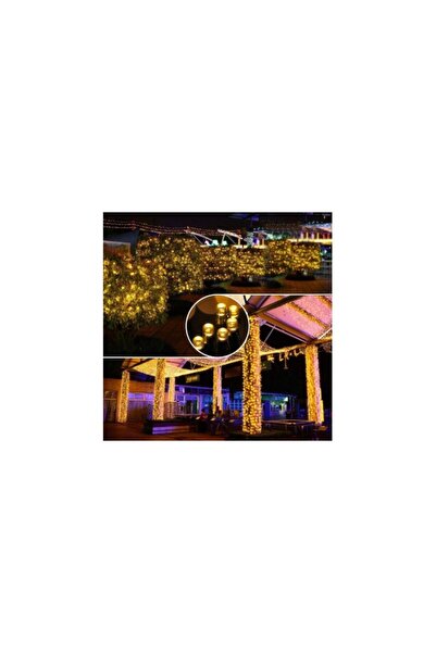 Aca Solar String Lights 10 Meters, 100 LEDs, Linear, Warm White