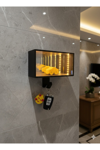 Elektra Işıklı Hareket Sensörlü Sergileme Kutusu – Model Araba / Figür / Kole...