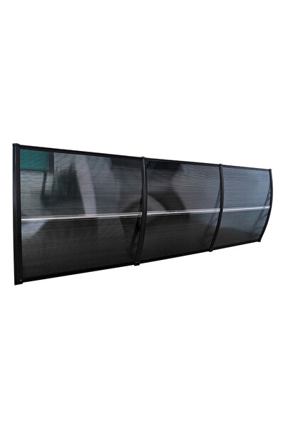 MAPROFI Door awning 300x60cm awning shelter roof black-anthracite