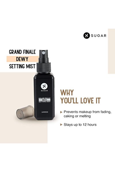 SUGAR Cosmetics Grand Finale Dewy Setting Mist, 50 ml