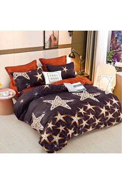 CumparaMisim Double bed linen, satin cotton, classic sheet, 4 pieces