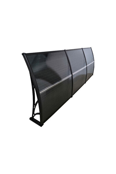 MAPROFI Door awning 300x60cm awning shelter roof black-anthracite
