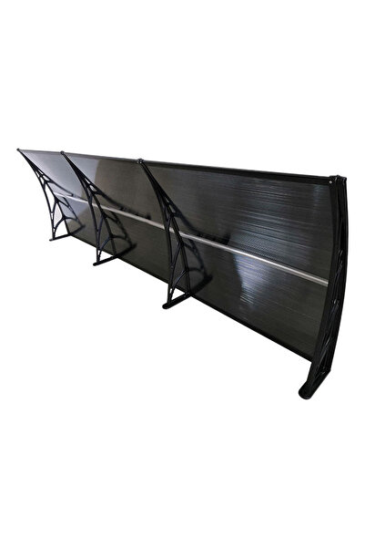 MAPROFI Door awning 300x60cm awning shelter roof black-anthracite