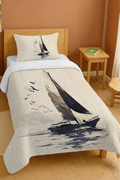 EVPANYA 100% Cotton Single Person Pike Set with Man on a Sandal and Flying Bi...