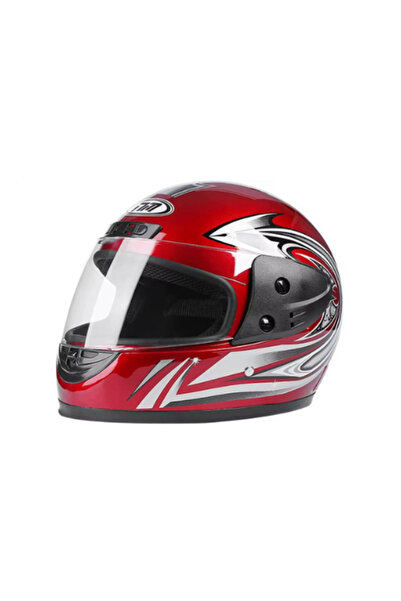 FIXATO Cască integrală unisex pentru motocicletă/scuter, cu vizieră, mărime u...