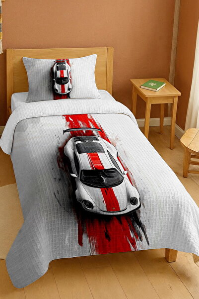 EVPANYA 100% Cotton Adrenaline Speed Sports Car Patterned Single Pique Set