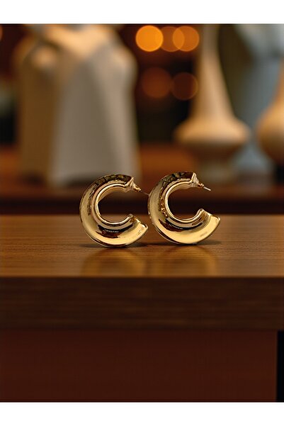 Bo Takı ve Aksesuar Hoop Earrings 4.5 cm