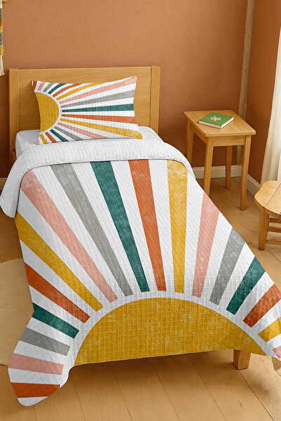 EVPANYA طقم بيكيه فردي بنمط شمسي بوهيمي ملون مصنوع من القطن بنسبة 100%