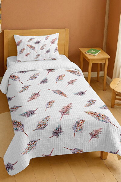 EVPANYA Σετ μονόκλινο πικέ από 100% βαμβάκι με μποέμικο πολύχρωμο σχέδιο με π...