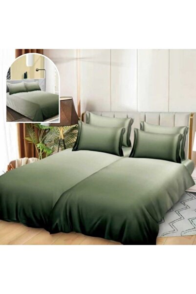 CumparaMisim Bed Linen, 7 Pieces, Superior Satin Cotton, with 2 Duvet Covers