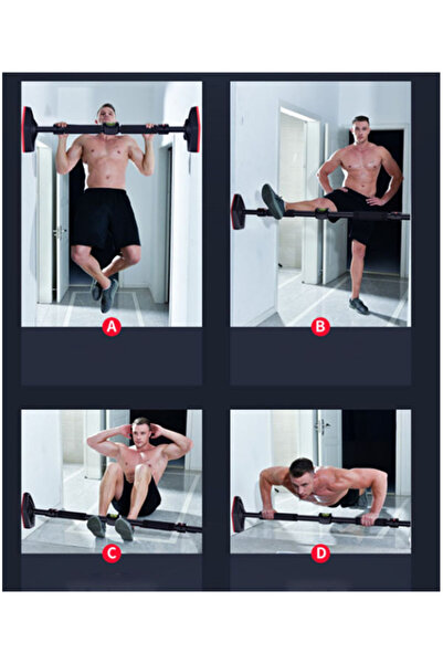 EHOME Pull Up Bar, Adjustable Width Locking Mechanism Chin Up Bar Without Screws,Push-up Bar For Doorway