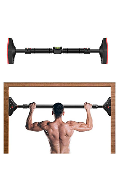 EHOME Pull Up Bar, Adjustable Width Locking Mechanism Chin Up Bar Without Screws,Push-up Bar For Doorway