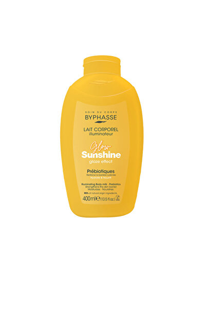 BYPHASSE Glow Sunshine Leuchtende Körpermilch Mit Präbiotika 400 ml