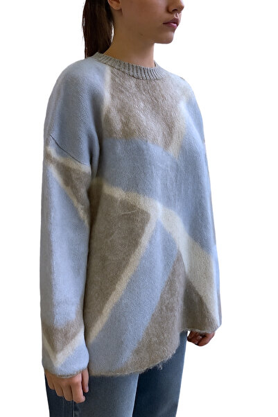 Qualia Butik Women's Bearded Neon Knitwear Sweater