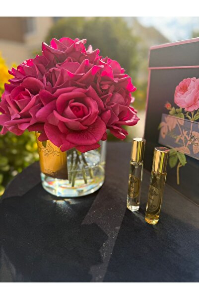 ARZBELLA MISSFLORA 15 GULLU FUŞYA RENK YAPAY ISLAK GÜL GERÇEĞE YAKIN DOKU VE ...