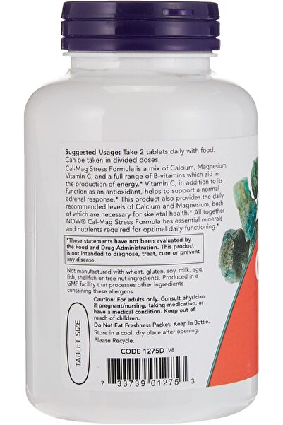 Now Foods Cal-Mag Stress Formula Tabs 100's