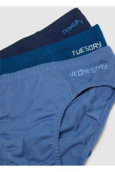 Ovs Set of 7 children's briefs in pure multicolour cotton