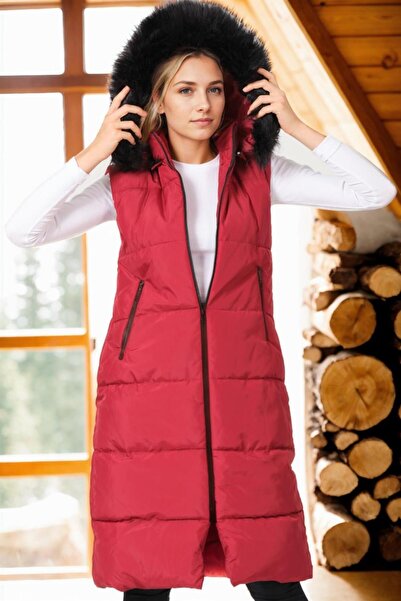 Dewberry Z6741 Vest-Light Bordo