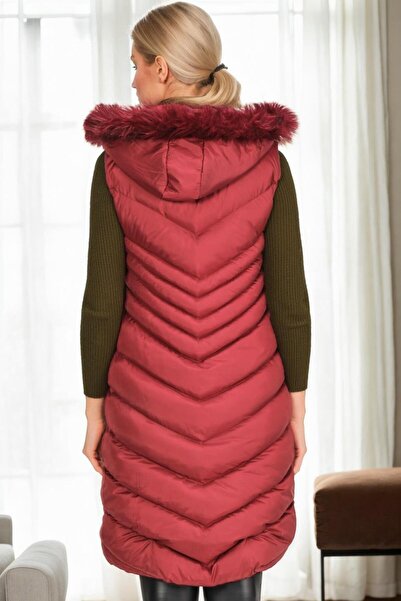 Dewberry Z9725 Vest-Bordo