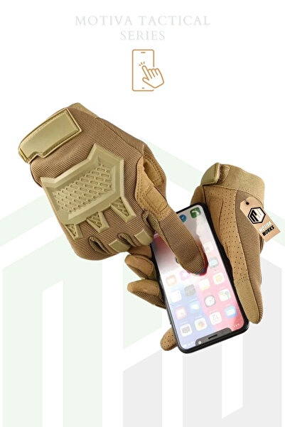 Motiva Tactical Gloves Runy Desert Soft Silicone Protected Work Safety Motorcycle Cycling Gloves