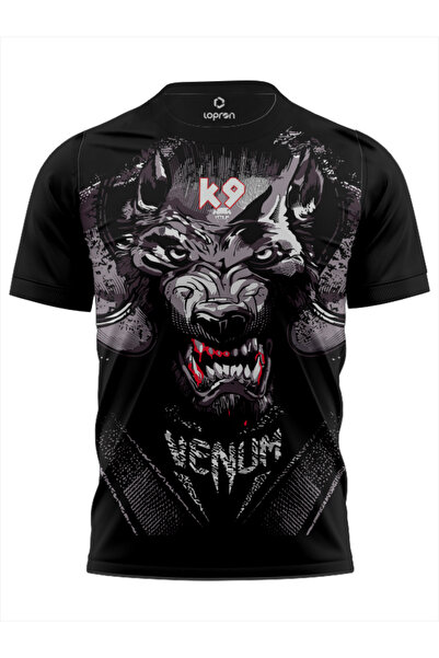 Lopron K9 Antreman Forma Gym UFC t-shirt Köpek desen Tişort