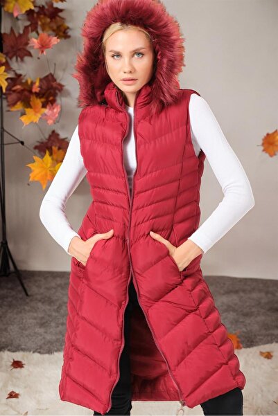 Dewberry Z6725 Vest-Dark Burgundy