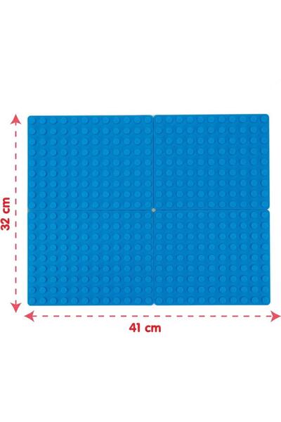 Online Yapı OyuncakDuplo Uyumlu MAVİ Zemin 41x32 cm