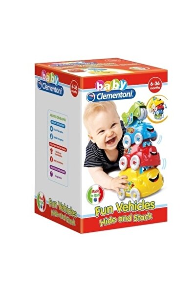 CLEMENTONI Educational Toy – Stacking Cars Set