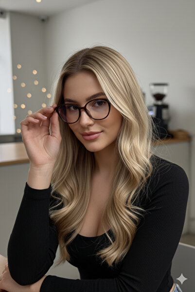 BluePepper GLAM Cat Eye Mavi Işık Filtreli Optik Cam Uyumlu Koruyucu Gözlük