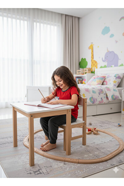 sleeproom Girls' Short Sleeve Single Jersey Pajama Set Sweet Print