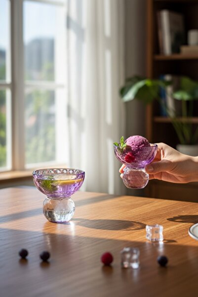 ROY KING KRİSTAL LOKUMLUK MOR KÜÇÜK BOY