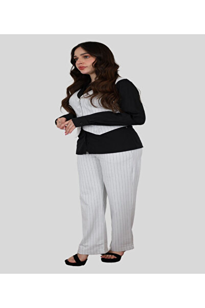 MQ Women's formal suit and trousers with elastic waist