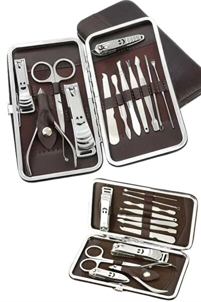 ZERO LAND Kesgin Market ®   12 Pieces Manicure Pedicure Set Nail Care Callus ...