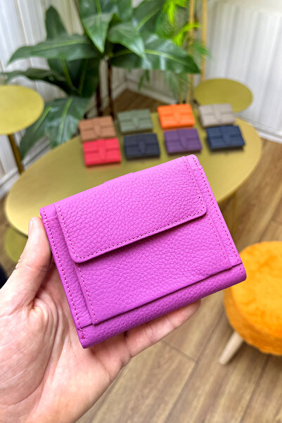 CüzCan Lily Fuchsia Genuine Leather Women's Wallet Is Polite, Stylish and Convenient