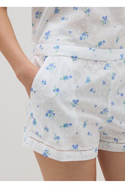 Ovs Women's white pure cotton regular fit pyjamas