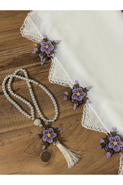 DEVSER Needlepoint Prayer Head Scarf