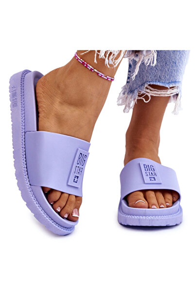 Big Star Shoes Papuci pentru femei Big Star LL274431 Violetă ușoară 41