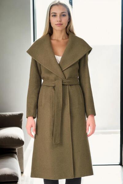 Dewberry Z6679 PALTO-HAKİ-1