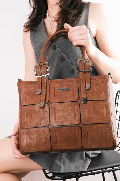 Lal Shoes & Bags KARIS Kare Deyalı OMUZ ÇANTASI 2129