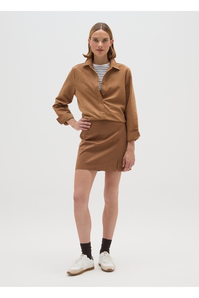 Ovs Brown mini skirt