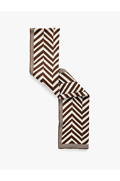 Koton Herringbone Patterned Long Scarf