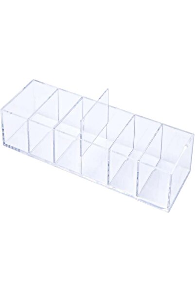 Slasa Salsa Clear Acrylic 6-Section Drawer Organizer Tray for Desk, Office & ...