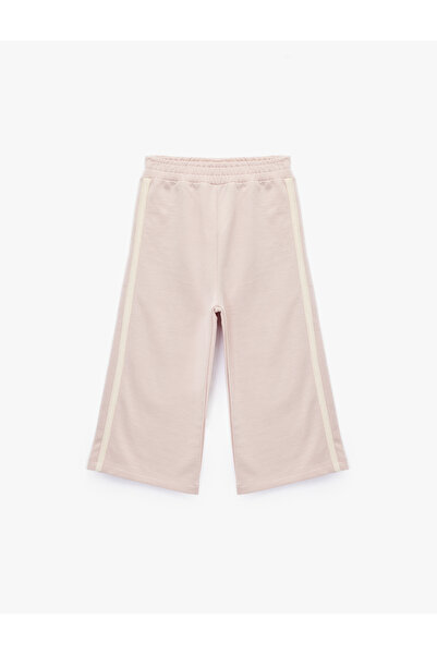 Koton Pamuklu Beli Lastikli Geniş Paça Eşofman Altı