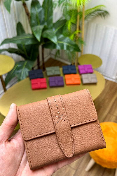 CüzCan Lily Taba Genuine Leather Women's Wallet Is Polite, Stylish and Convenient