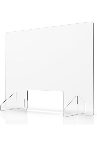 Slasa واقي شاشة شفاف من الأكريليك والبلاستيكي لحماية المكتب من العطس بسمك 5 مم