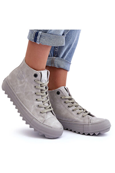 Big Star Shoes Women's sneakers big stars warm gray GG274070 41