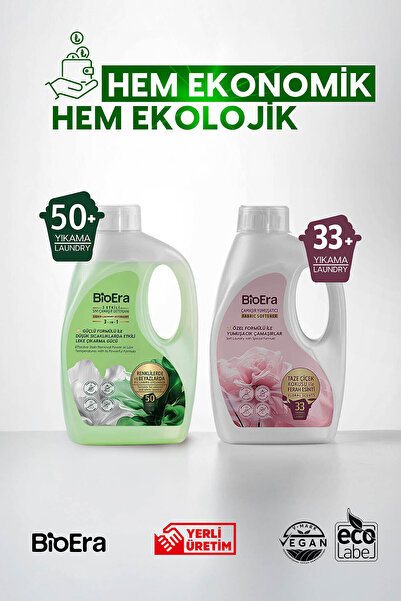 BioEra Ekonomik Paket BioEra Sıvı Deterjan + Yumuşatıcı