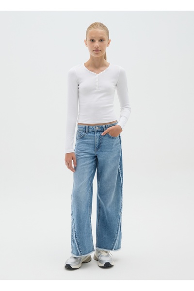 Ovs Girls' jeans in pure cotton denim regular fit