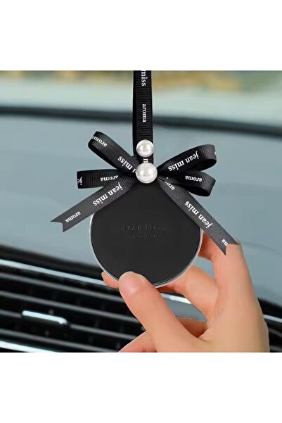 OEM NEW J.M. car air freshener, elegant pendant, BLACK - Blue bell