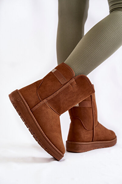 Big Star Shoes Women's high snow boots Star Big KK274616 Brown 37